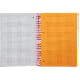 Зошит на пружині Buromax Neon А4 (210x297) 120 аркушів 3 PVC рожевий (BM.24349911-10) - мініатюра 4