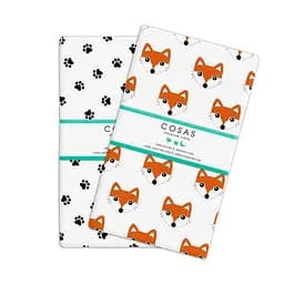 Набір наволочок Cosas Fox paws 50х70 см теракотовий (SetPillow_Fox_Paws_50х70)