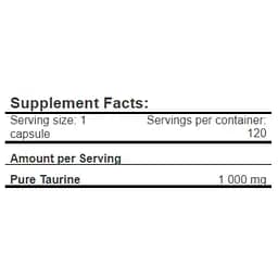 Амінокислота Amix Taurine 120 капсул - мініатюра 2