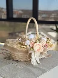 Пасхальная корзина 36х26х31см hand-made 2 MIS LT