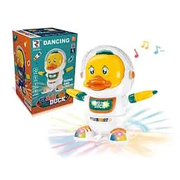Робот на батарейках Космическая утка, световые эффекты, 12x12x18 см, ZR156-4 (в ассортименте)