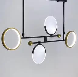 Люстра в геометричній формі з вбудованими світлодіодами Line.F YG 803/4