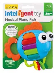 Брязкальце Ks Kids Піаніно Рибка, музичне зі світловими ефектами (KIT23006) - мініатюра 2