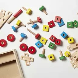 Дерев'яний будівельний конструктор Melissa&Doug, 48 елементів (MD5151) - мініатюра 4