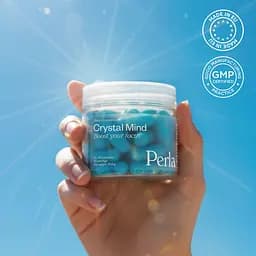 Добавка для фокуса кристаллического мышления когнитивной выносливости памяти и адаптации к стрессу Perla Helsa Crystal Mind капс. 40 шт.