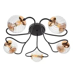 Люстра потолочная Brille в спальню Е14 40W G (BL-801S/5)