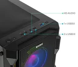 Корпус QUBE CORSAIR ARGB Black (CORSAIR_FMNU3) Без БП - мініатюра 5