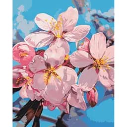 Картина за номерами Brushme Цвіт сливи Anastasiia Osmolovska