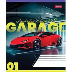 Тетрадь общая 1 Вересня Garage, A5, в линию, 48 листов