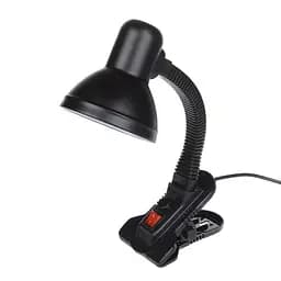 Настольная лампа Brille на гибкой ножке на прищепке черная MTL-27 BK