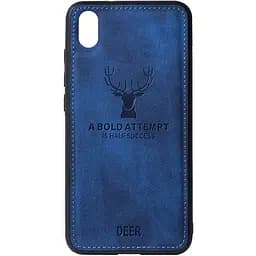 Чохол-накладка Toto Deer Shell With Leather Effect Case Xiaomi Redmi 7A Dark Blue