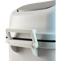 Відро для сміття MBM My Home з кришкою 6 л сіре (BIN-12 6L GRAY) - мініатюра 6