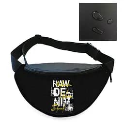 Сумка-бананка чоловіча/жіноча спортивна 32×16 см з розширювачем поясна сумка або сумка через плече (3742)