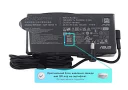 Блок живлення (зарядка) для ноутбука Asus Zephyrus ROG Strix 180W (20V 9.0A 6,0ммx3,7мм) ADP-180TB [NEW Design] від Asus, 180W, 20V, 9.23А, 6,0ммx3,7мм - мініатюра 2