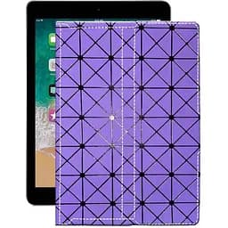 Чохол StatusCASE з екошкіри для планшету Apple iPad 9,7 2018 Фіолетовий ромб