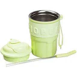 Термочашка Chiobbe 450 мл із трубочкою, зелений Yiwu HP-14-18GR - мініатюра 5