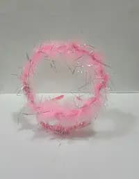 Обруч CEL-169 "Німб" з блискітками (6935539601692) Рожевий