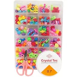 Набір бісеру для виготовлення креативних аксесуарів Bambi T028-5A намистини, підвіски