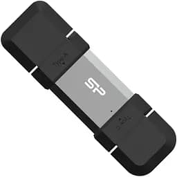 USB флеш накопичувач Silicon Power USB 64G SILICON POWER usb3.2+TypeC Mobile C51 (SP064GBUC3C51V1S) - мініатюра 3