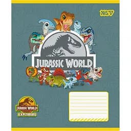 Набір зошитів Yes Jurassic World Dino 12 аркушів у клітинку 25 шт. (768711) - мініатюра 4