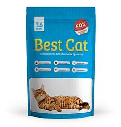 Силикагелевый наполнитель Best Cat Blue для кошачьего туалета с запахом морского бриза 3.6 л