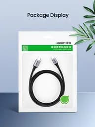 Кабель UGREEN US316 USB-C to USB-C 100W QC4.0 PD3.0 5A 3m Black (90120) - мініатюра 7