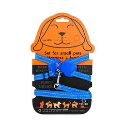 Шлея DOG Extreme зі шкіряною накладкою та повідцем для кроликів (4820152565648)
