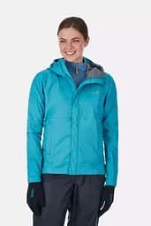 Куртка Rab Downpour Jacket wmns 12 Світло-блакитний