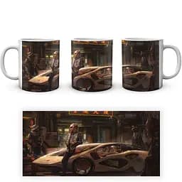 Кухоль GeekLand Cyberpunk 2077 Кіберпанк 2077 CY 02.599 330 мл білий - мініатюра 4