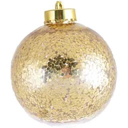 Шар Yes! Fun с блестками 10 см золотой (972874)