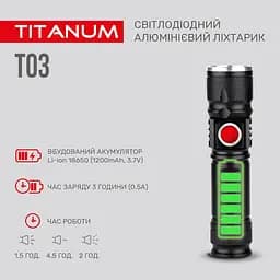 Ліхтар портативний Videx Titanum 230 Lm 6500 K (TLF-T03) - мініатюра 6