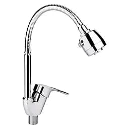 Смеситель для кухни с рефлекторним изливом Lidz (CRM) 22 40 008 04 Хром