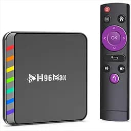 H96 MAX W2 2/16Gb Amlogic S905W2 Android 11.0 Smart TV Box, Смарт ТВ 4K HDR приставка налаштування Android TV у подарунок, YouTube та фільми без реклами - мініатюра 5