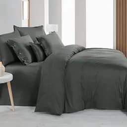 Постільна білизна Monochrome Dark Grey Сатин Преміум Sarev pbe0052218