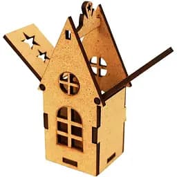 Заготовка Rosa Talent Домик имел с подвесом ДВП 4.7х3.7х10.5 см