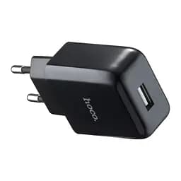 Сетевое зарядное устройство Hoco N2 Vigour single port charger ( EU ) Черный