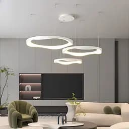 Підвісна LED-люстра Art 2460/420+520+620WH - мініатюра 3