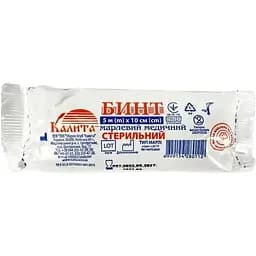 Бинт стерильный Марля Клуб Калита 5 м х 10 см (51-047-IS)