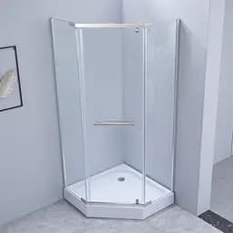 Душова кабіна Lidz Dozorca SC90x90.CRM.LOW.TR LDSC9090CRMLOWTR - мініатюра 7