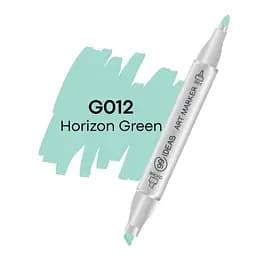 Маркер двухсторонний Зеленый горизонт, G012, 99IDEAS