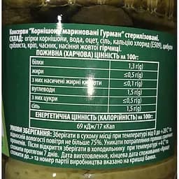 Корнішони мариновані Домашні продукти Гурман 680 г - мініатюра 2