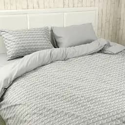 Комплект постільної білизни Руно Grey Braid, євро, мікрофайбер (Р845.52_Grey Braid)