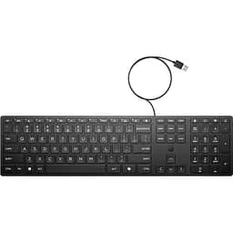 Клавіатура HP 320K USB UA Black (9SR37UT) - мініатюра 1