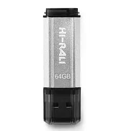 Флеш накопитель USB 64Gb Hi-Rali Stark серебристый USB 2.0 (HI-64GBSTSL)