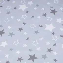 Простирадло на резинці Moon&Star Silver Stars Бязь Gold Люкс 70х190х25 см - мініатюра 3