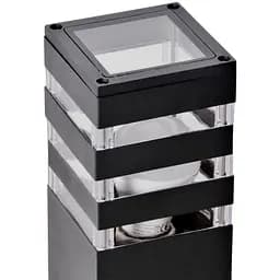 Вуличний світильник із датчиком руху Goldlux 317933 Teksas E27 1x12W IP44 GR - мініатюра 2