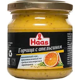 Гірчиця Haas з апельсином 210 г