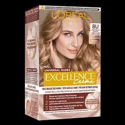 Стійка крем-фарба для волосся L'Oreal Paris Excellence Crème Universal Nudes 8U Універсальний світло-русявий 192 мл