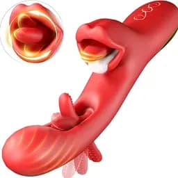 Вібратор I’MCUM Flirt Waves з стимуляцією клітора 5 режимів лизання, вібрацією та імітацією поштовхів (7970379617739)