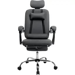 Офісне крісло GT Racer X-8003 Fabric, сіре (X-8003 Gray) - мініатюра 2